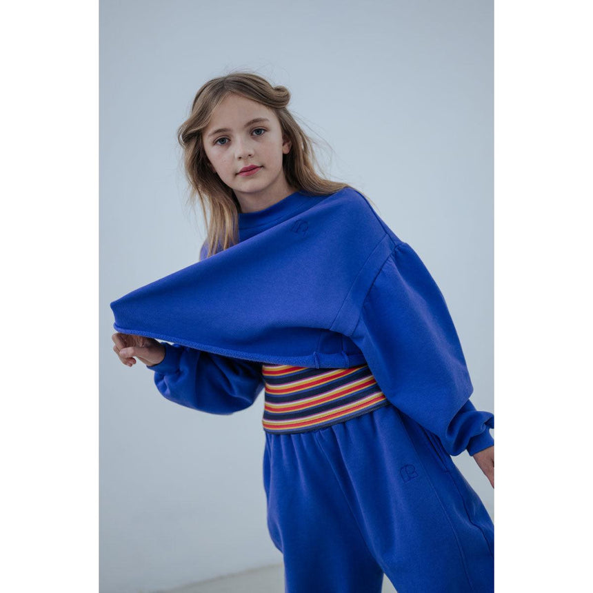 Repose AMS - Crop heart sweatshirt - Royal Bloom | Scout & Co