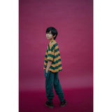 Repose AMS - Boxy T-shirt - Gold Country Green Stripe | Scout & Co