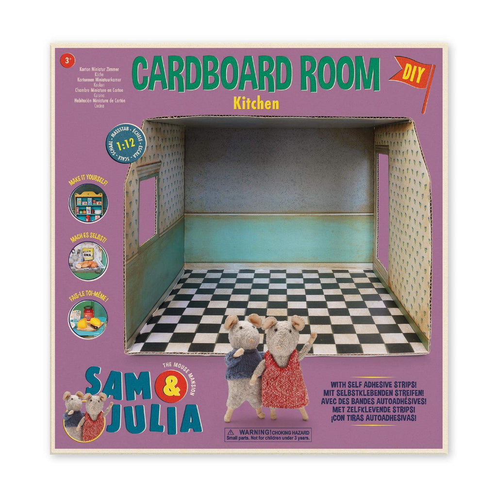 Sam & Julia: The Mouse Mansion - Cardboard room - Kitchen | Scout & Co