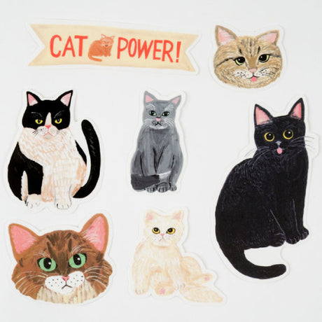 Greeting Life - Sticker pack - Sodeyama Kahoko Cat | Scout & Co