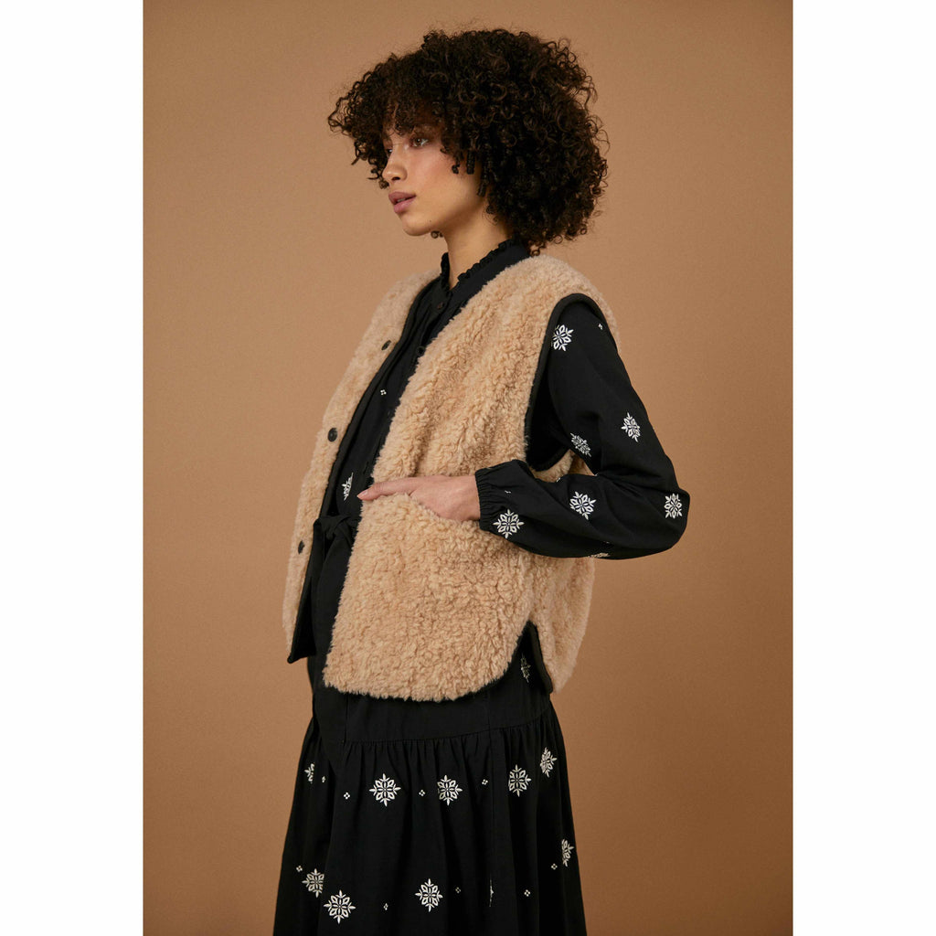 Sideline - Taylor shearling vest | Scout & Co
