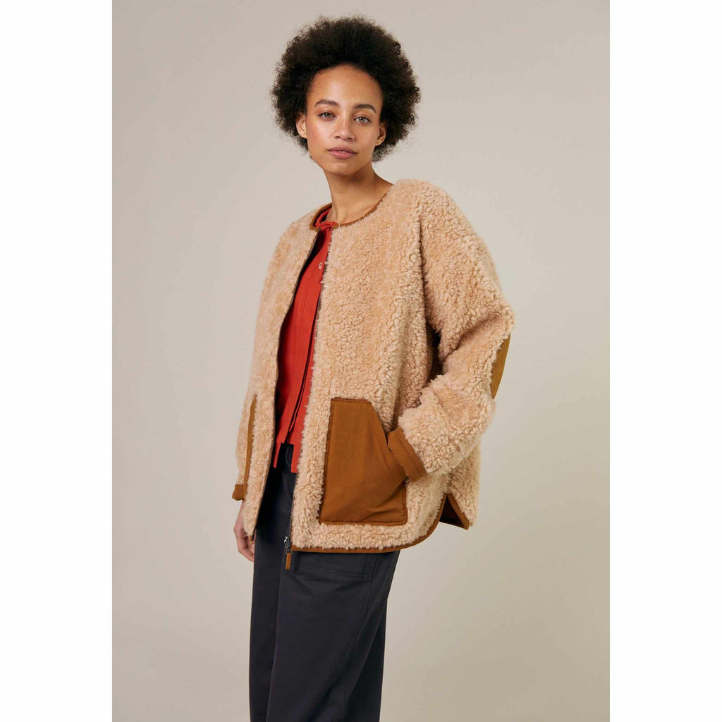 Sideline - Arc coat - Natural shearling | Scout & Co