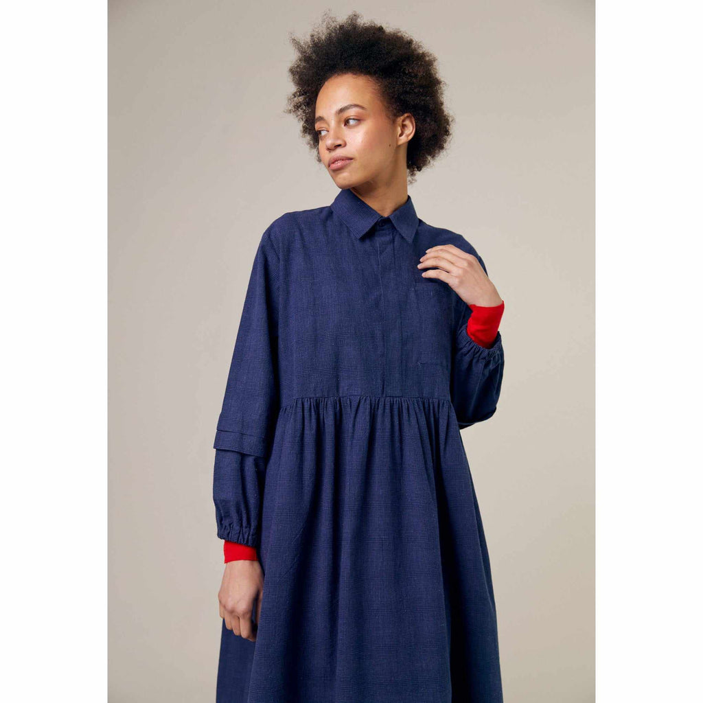 Sideline - Wren dress - blue | Scout & Co