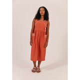 Sideline - Caroline dress - tomato | Scout & Co