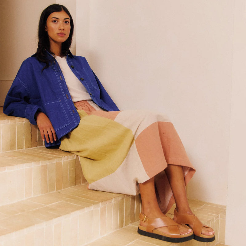 Sideline - Willow skirt - light patchwork | Scout & Co