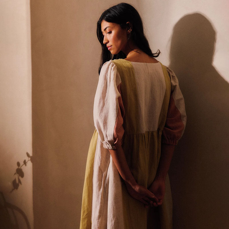 Sideline - Winnie dress - light patchwork | Scout & Co