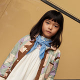 Apolina - Signature voile scarf - Book Blue | Scout & Co