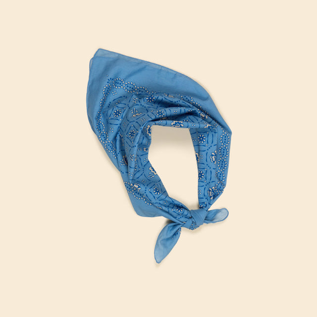 Apolina - Signature voile scarf - Book Blue | Scout & Co