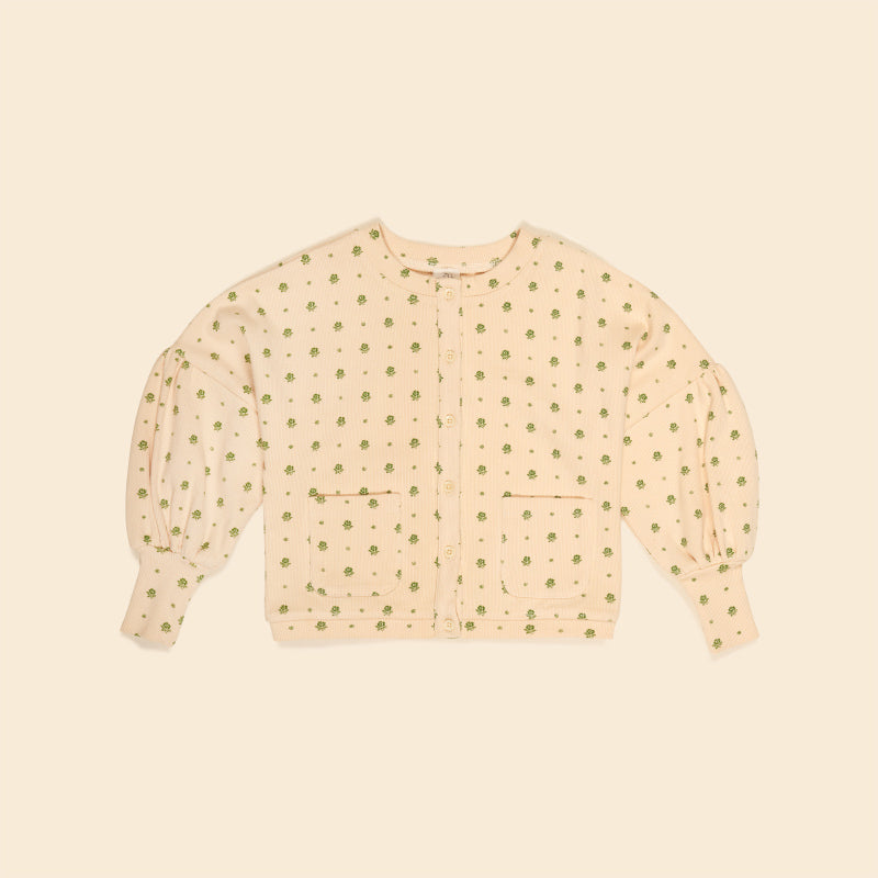 Apolina - Simona jersey cardigan - Meadow Calico | Scout & Co