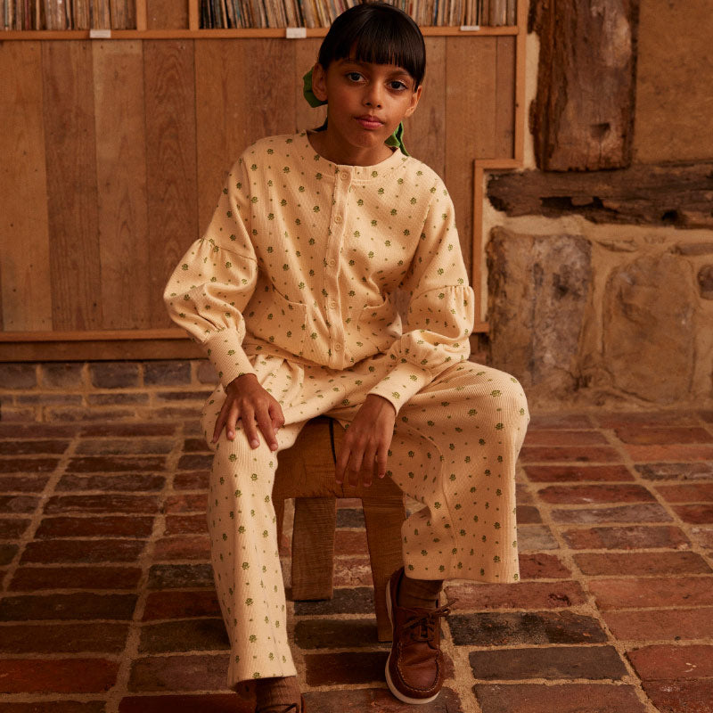 Apolina - Simona jersey cardigan - Meadow Calico | Scout & Co