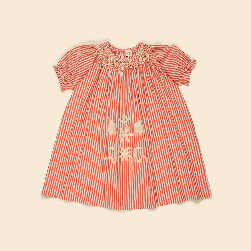 Apolina - Sissy smock dress - Mayols Stripe | Scout & Co