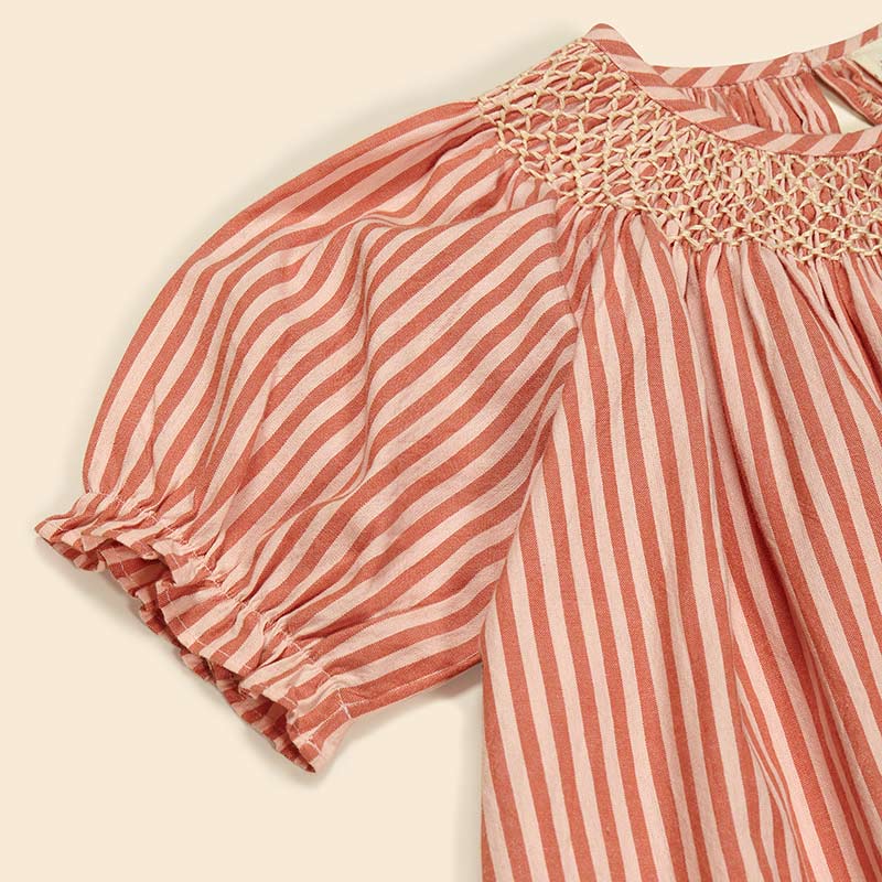 Apolina - Sissy smock dress - Mayols Stripe | Scout & Co