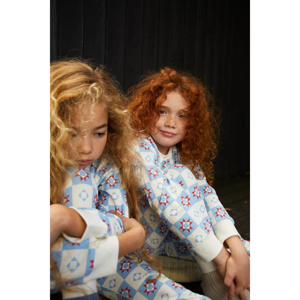 Sleepy Doe - Patchwork Star kids classic pyjamas | Scout & Co