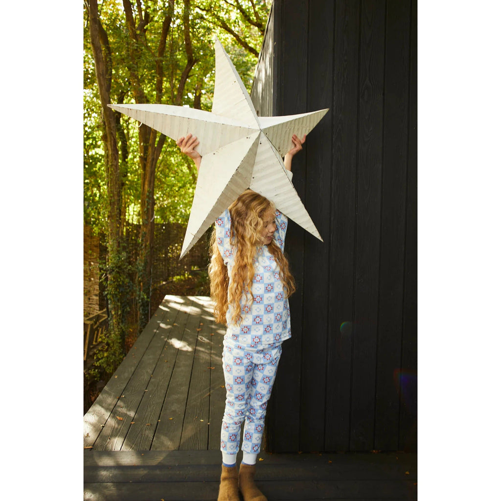 Sleepy Doe - Patchwork Star kids classic pyjamas | Scout & Co