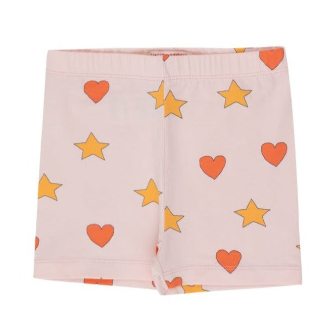 Tiny Cottons - Hearts Stars shorts - pink | Scout & Co