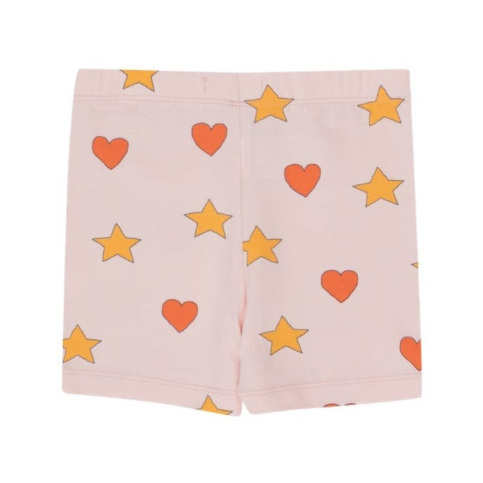 Tiny Cottons - Hearts Stars shorts - pink | Scout & Co