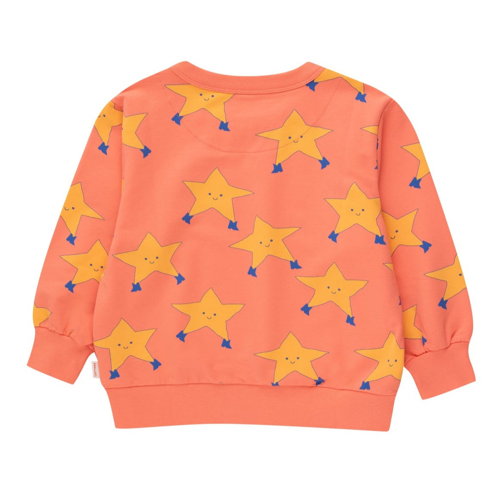 Tiny Cottons - Dancing Stars sweatshirt - light red | Scout & Co