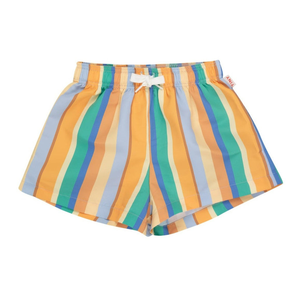 Tiny Cottons - Multicolour Stripes swim trunks | Scout & Co