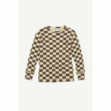 Main Story - Lemongrass Check jersey rib top | Scout & Co