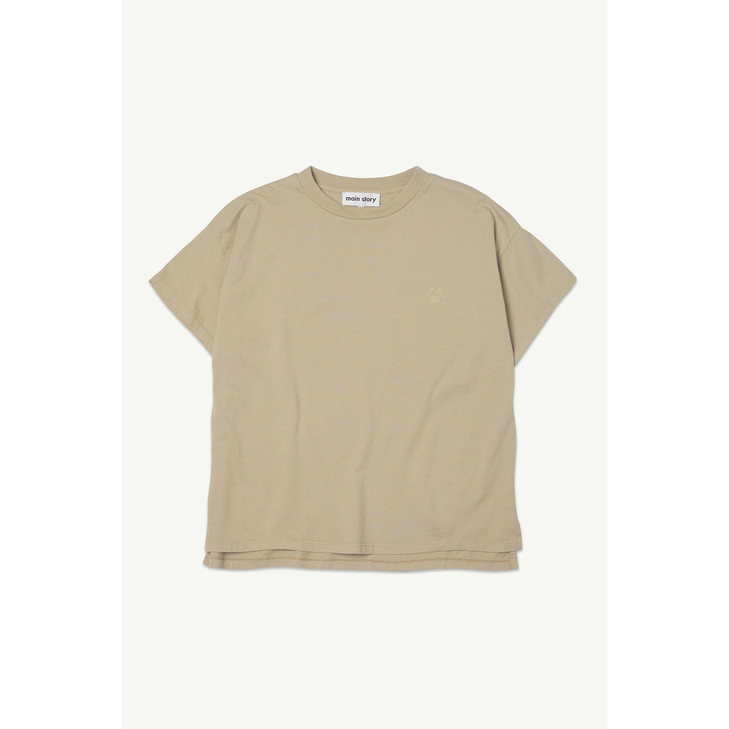Main Story - Putty jersey oversized tee | Scout & Co