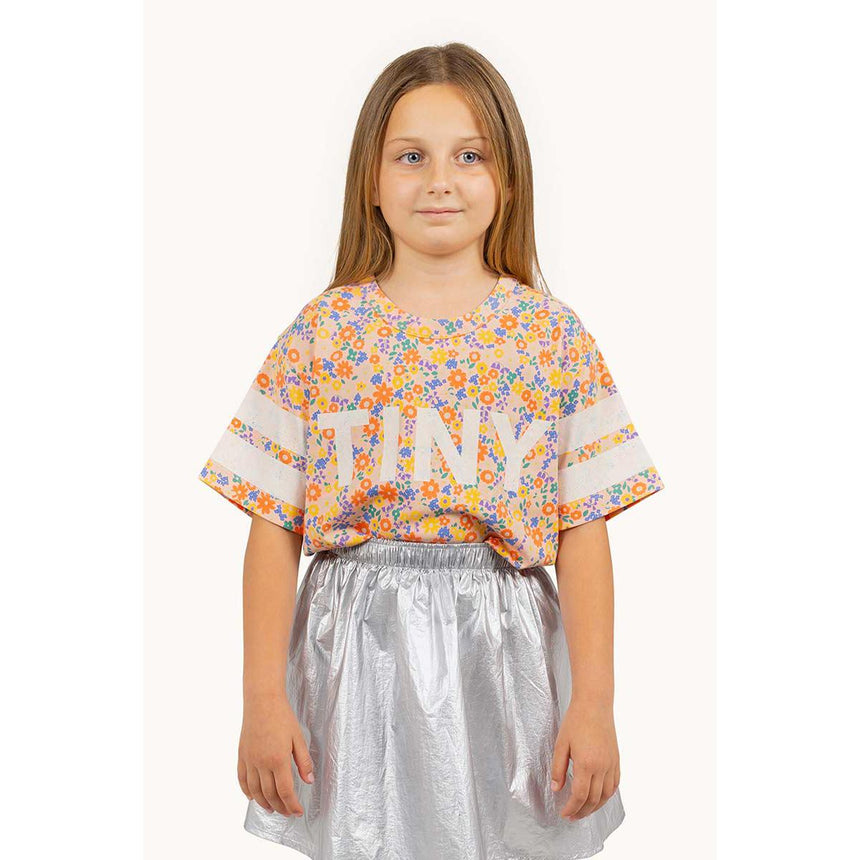 Tiny Cottons - Garden T-shirt - papaya | Scout & Co