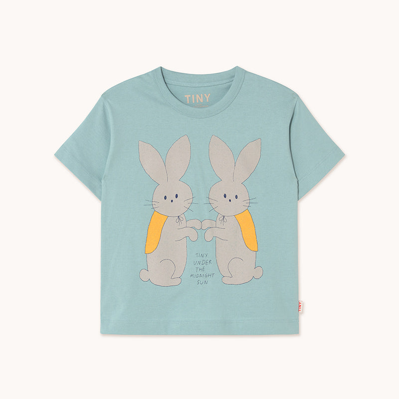 Tiny Cottons - Bunnies graphic T-shirt - grey | Scout & Co