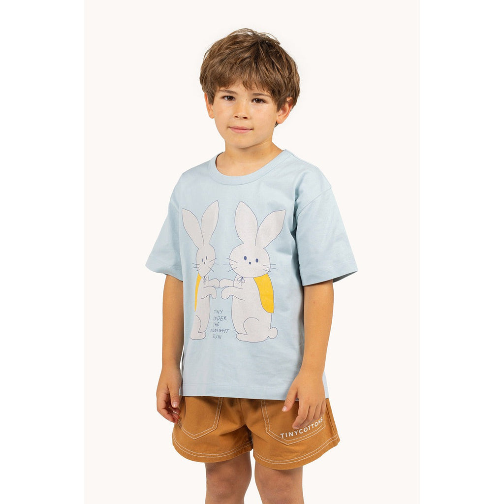 Tiny Cottons - Bunnies graphic T-shirt - grey | Scout & Co