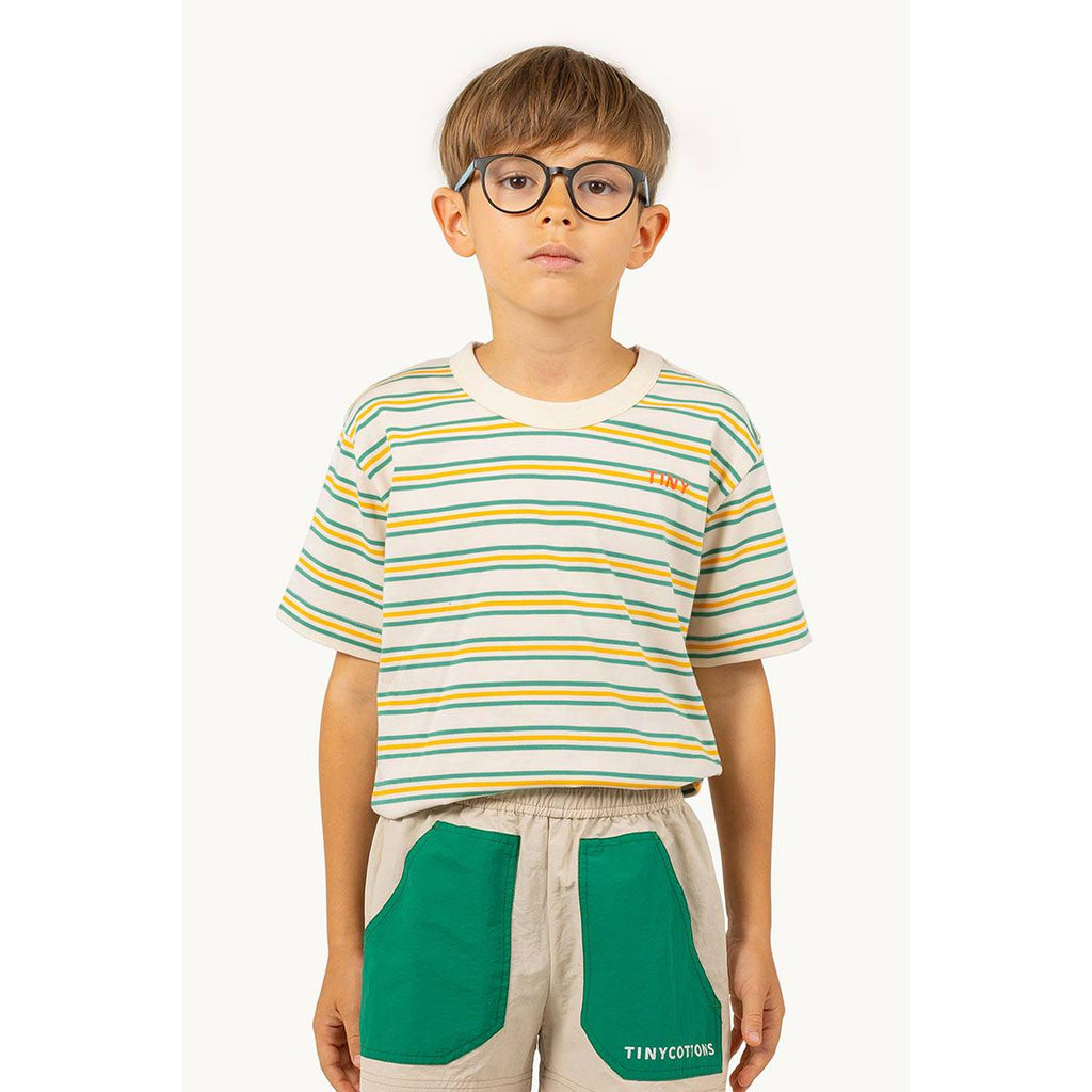 Tiny Cottons - Stripes multicolour tee | Scout & Co