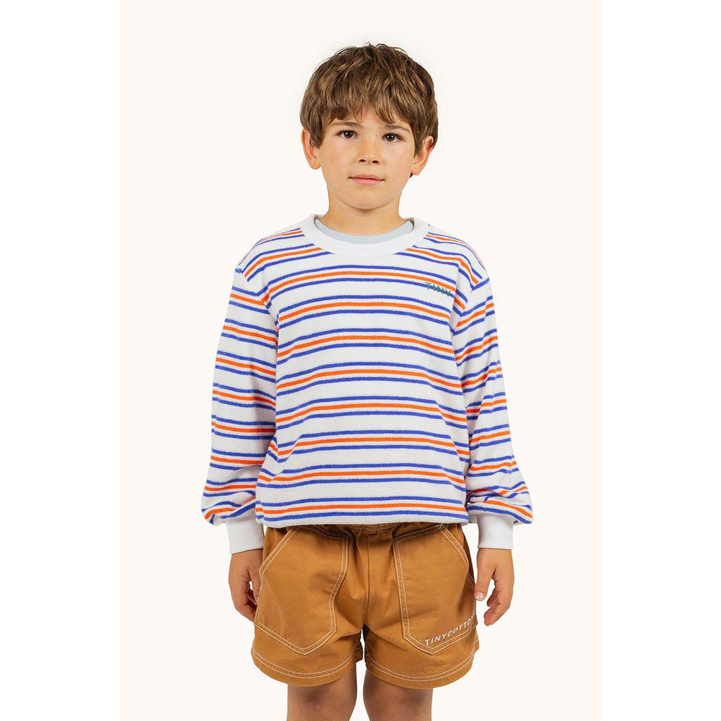 Tiny Cottons - Stripes multicolour sweatshirt | Scout & Co