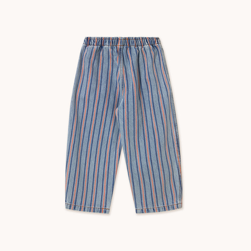 Tiny Cottons - Stripes multicolour denim pants | Scout & Co