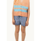Tiny Cottons - Stripes multicolour denim shorts | Scout & Co