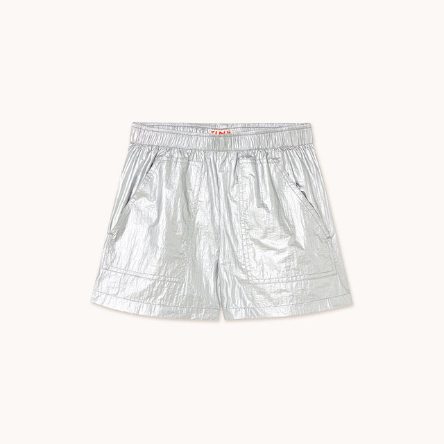 Tiny Cottons - Silver metallic shorts | Scout & Co