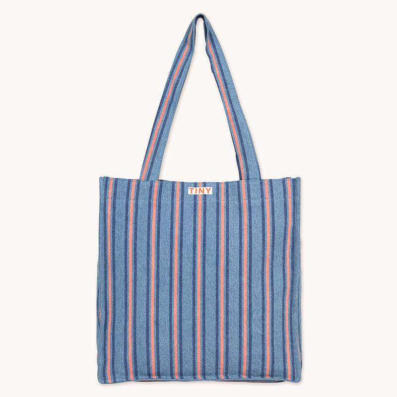 Tiny Cottons - Stripes denim tote bag | Scout & Co