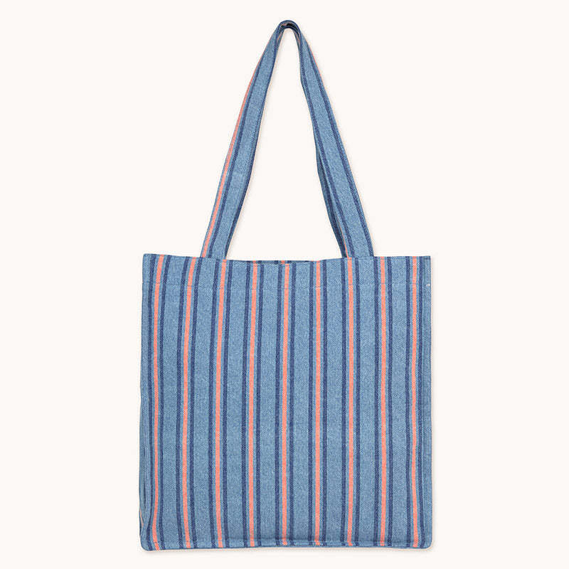 Tiny Cottons - Stripes denim tote bag | Scout & Co