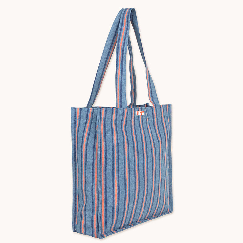 Tiny Cottons - Stripes denim tote bag | Scout & Co