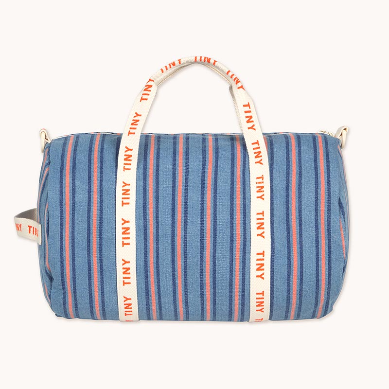 Tiny Cottons - Stripes denim duffel bag | Scout & Co