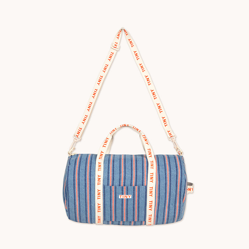 Tiny Cottons - Stripes denim duffel bag | Scout & Co