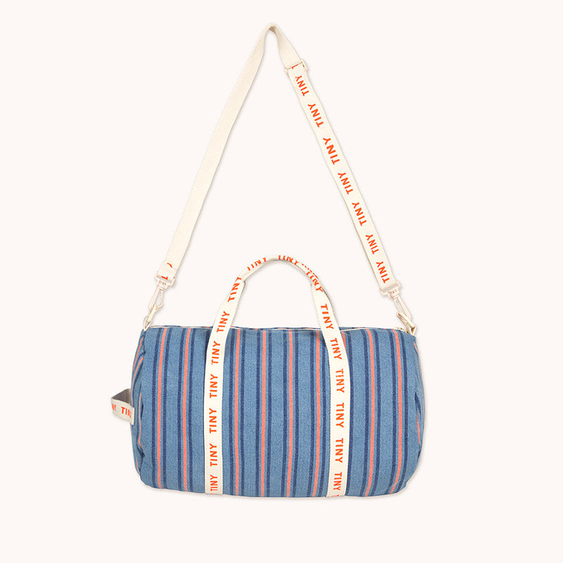 Tiny Cottons - Stripes denim duffel bag | Scout & Co