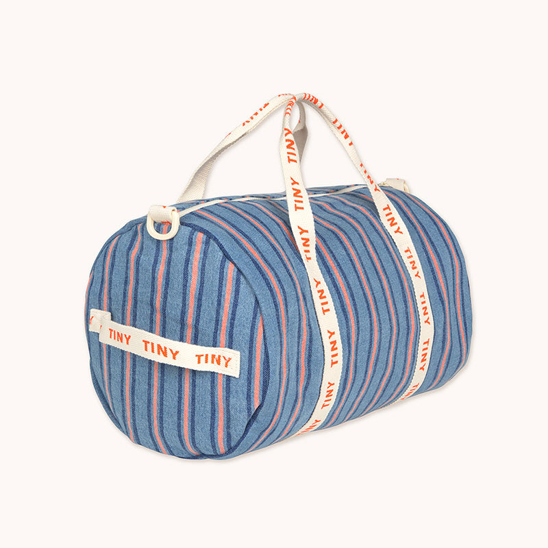 Tiny Cottons - Stripes denim duffel bag | Scout & Co