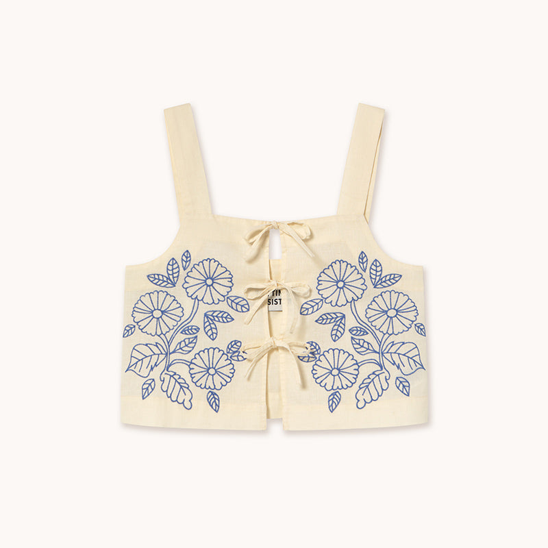 The Tiny Big Sister - Embroidered top | Scout & Co