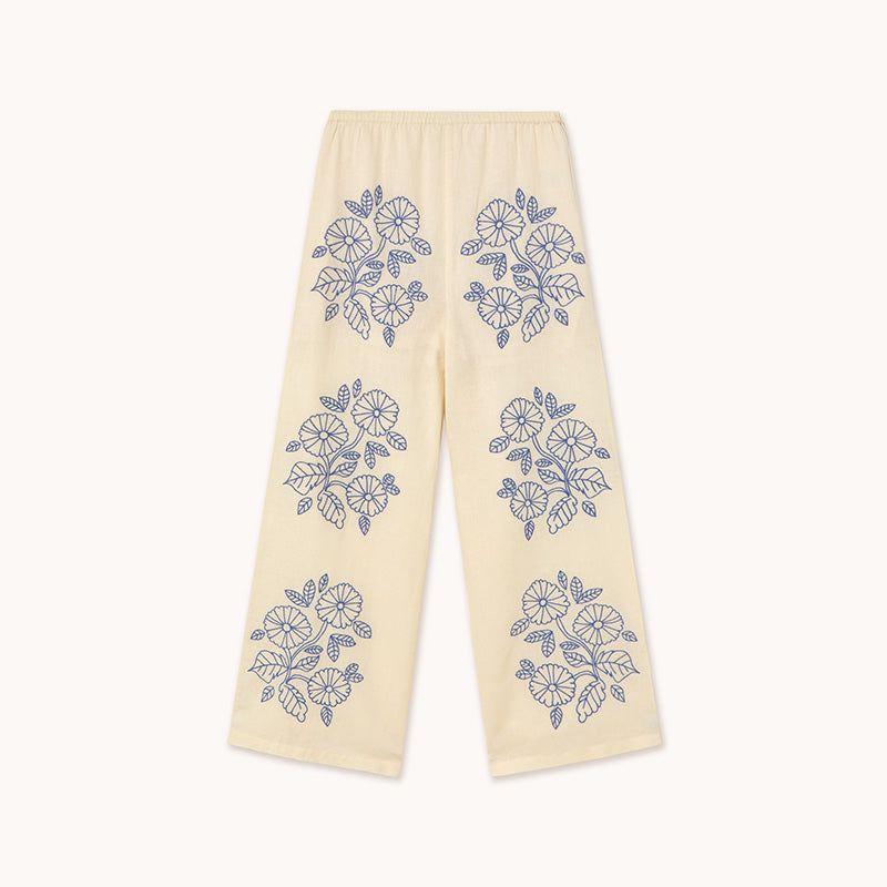 The Tiny Big Sister - Embroidered trousers | Scout & Co