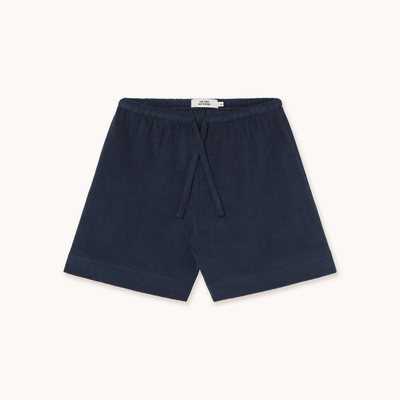 The Tiny Big Sister - Towelling shorts - navy | Scout & Co