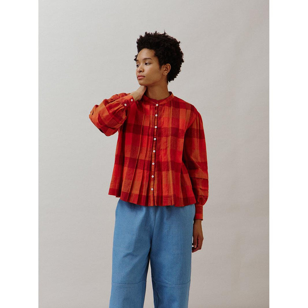 Sideline - Wilf shirt - red check | Scout & Co