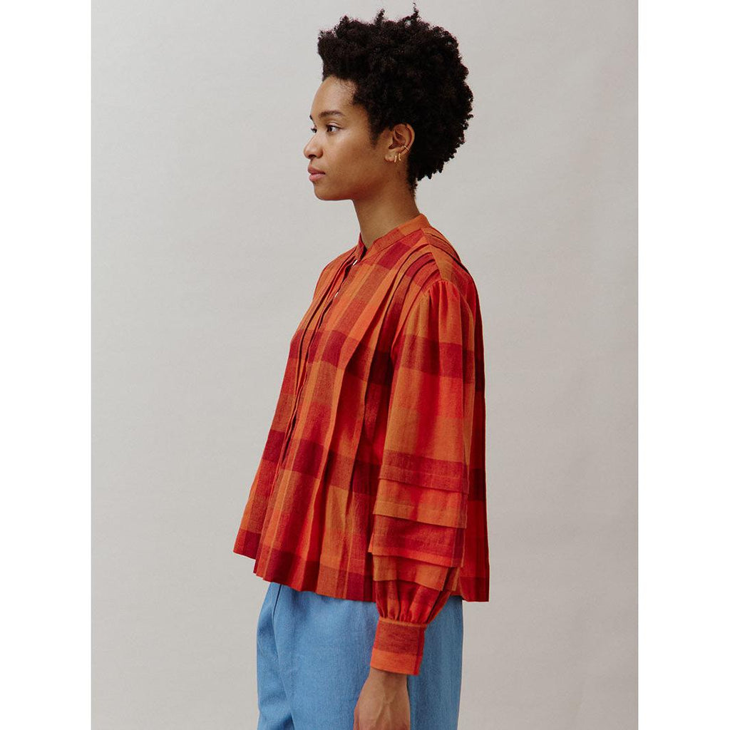 Sideline - Wilf shirt - red check | Scout & Co