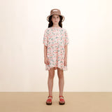 Tiny Cottons - Cherry Trees dress - wild rose | Scout & Co
