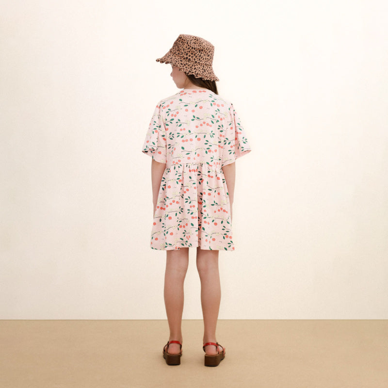 Tiny Cottons - Cherry Trees dress - wild rose | Scout & Co