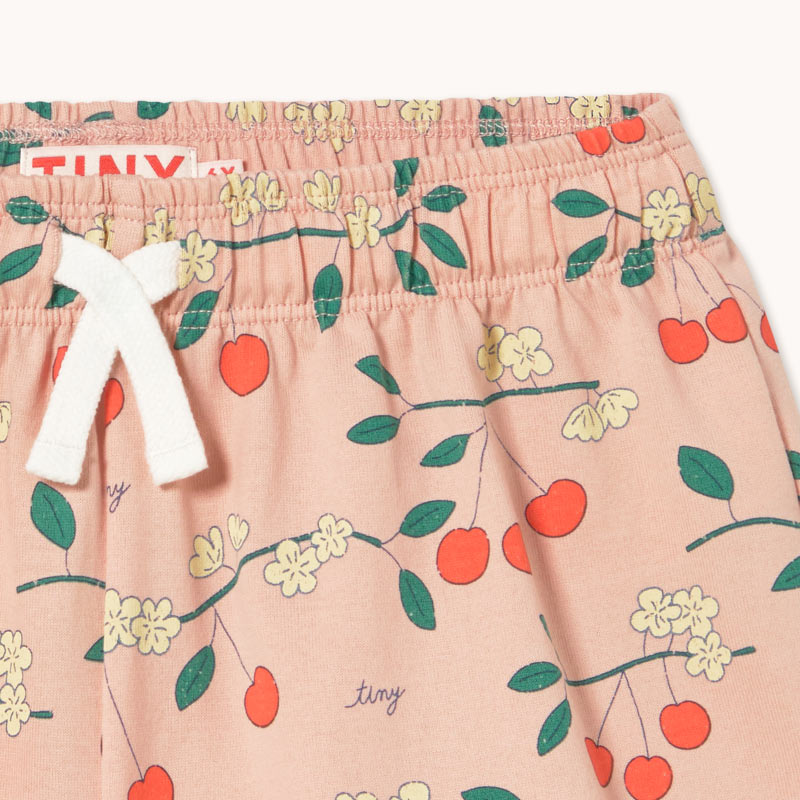 Tiny Cottons - Cherry Trees shorts - wild rose | Scout & Co