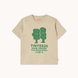 Tiny Cottons - Trees graphic tee - dark vanilla | Scout & Co