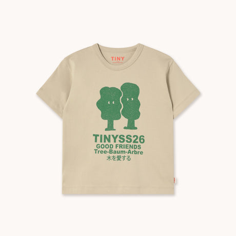 Tiny Cottons - Trees graphic tee - dark vanilla | Scout & Co