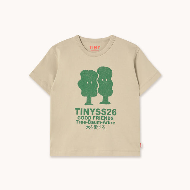Tiny Cottons - Trees graphic tee - dark vanilla | Scout & Co